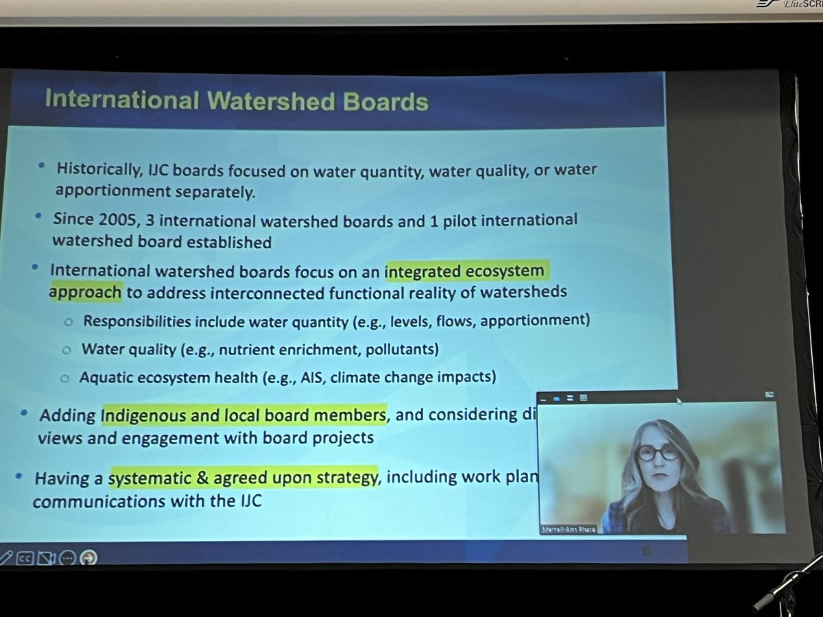 Ok_WaterBoard's tweet photo. Thank you to Lance Yohe & Merrill-Ann Phare for providing an overview of the @IJCsharedwaters , the role of the Int’l Osoyoos Lk Brd of Control within IJC, and what’s possible in the yrs ahead with the Int’l Watershed Initiative. #nkmip #osoyooslake #olwsf2022 #okanagan #okanogan https://t.co/KQjl8XpYe1
