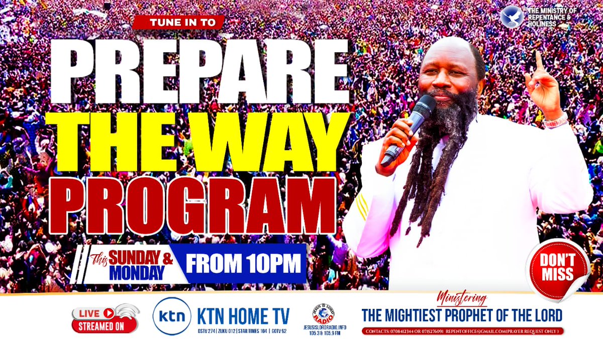 The Bible says only Christian believers are enlightened
and have experienced the Holy Spirit and the power of
the coming age.
#KtnHomeMondayService
@ktnhome_