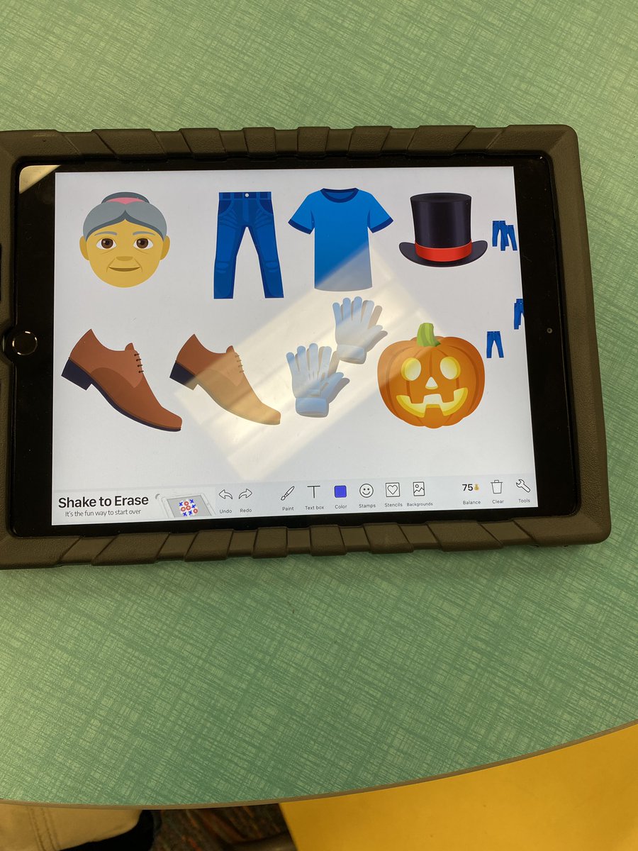 Fields_Library's tweet image. We read The Little Old Lady Who Was Not Afraid Of Anything and then used the stamps on Doodle Buddy to retell the story. @NISDFields @NISDLib @FabulouslyFirst