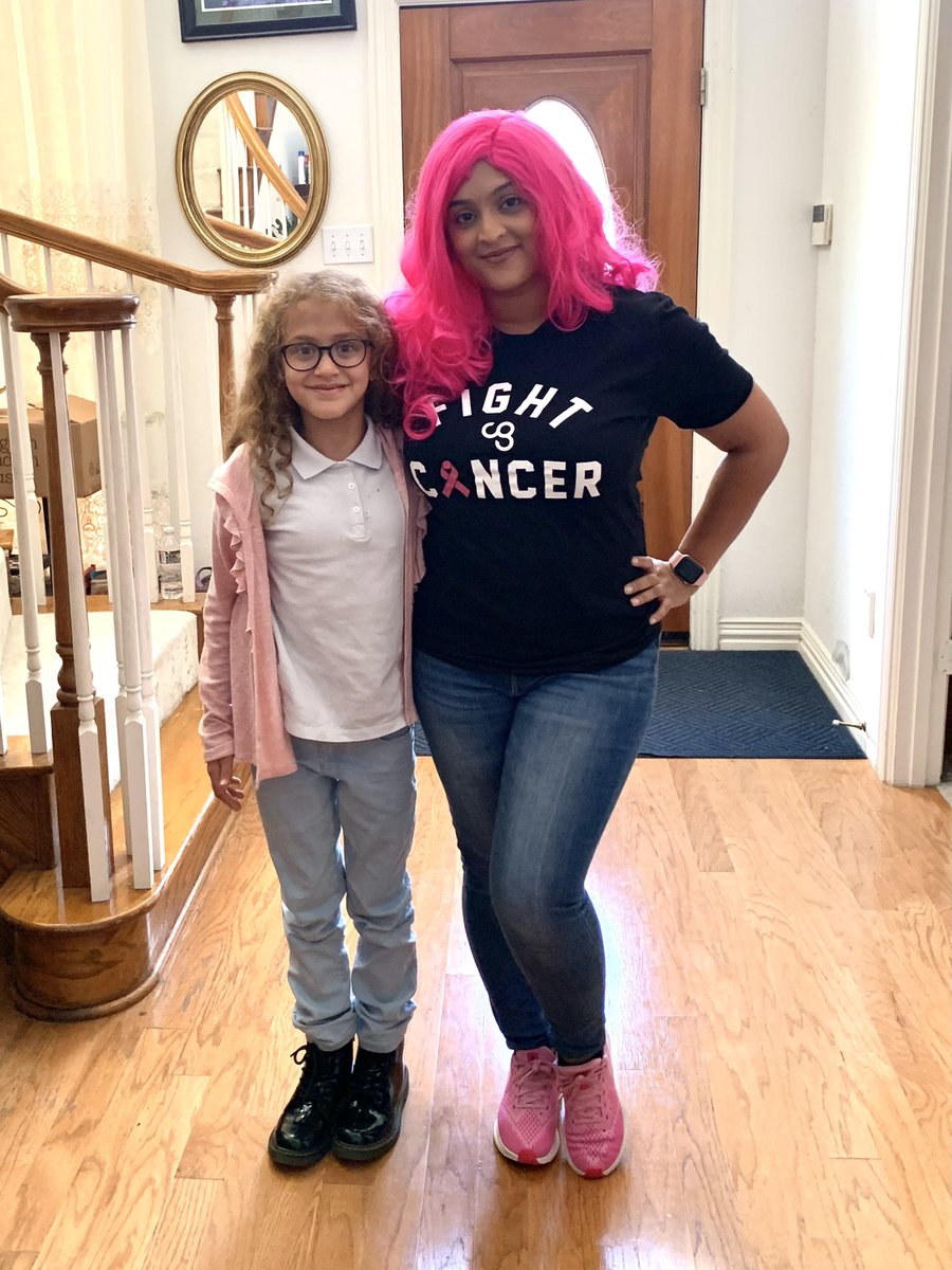 msnadineperez's tweet photo. Pink Out Day to support #BreastCancerAwarenessMonth @HaleyHornFrogs https://t.co/Tjf7rV4F3z