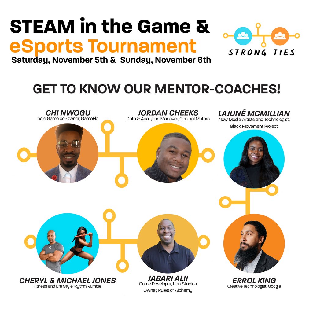 Interested in attending? Register today: strongtiesaz.org  Thank you to our supporters in emerging technologies #GameFlo #100BlackMen #MDTP #PhoenixSunsLegends #PCXGo #SAENY #HarlemGalleryofScience #HarrietTubmanSchool #EducatorsNationwide #NCBWPhx #Rehoboth #Pepsico