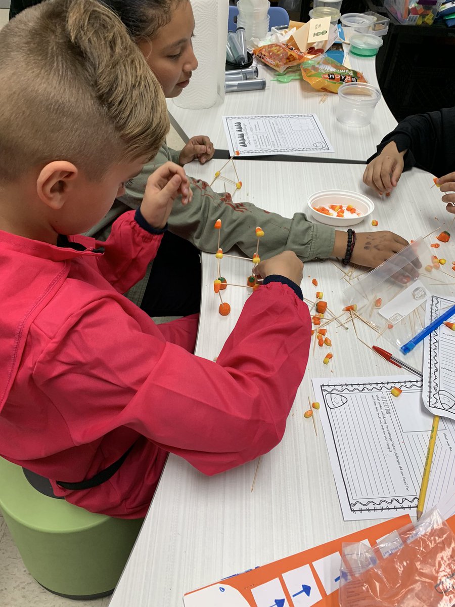 Double, double, toil, and trouble! We started our day seeing who could mix potions into a bubbling brew, then moved on to candy corn towers. Lots of fun was had by all! #ASD4All #FullertonLions #5thgradeMemories