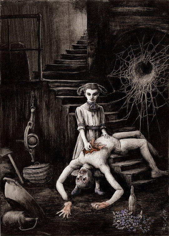 In honour of Halloween, we are sharing one of our favourite works from #SantiagoCaruso. 

His work supplies a wider vision of the human, contemplating the beautiful, the frightening, the repressed or forgotten in the shadows, and the impossible. 

Happy Halloween 🎃