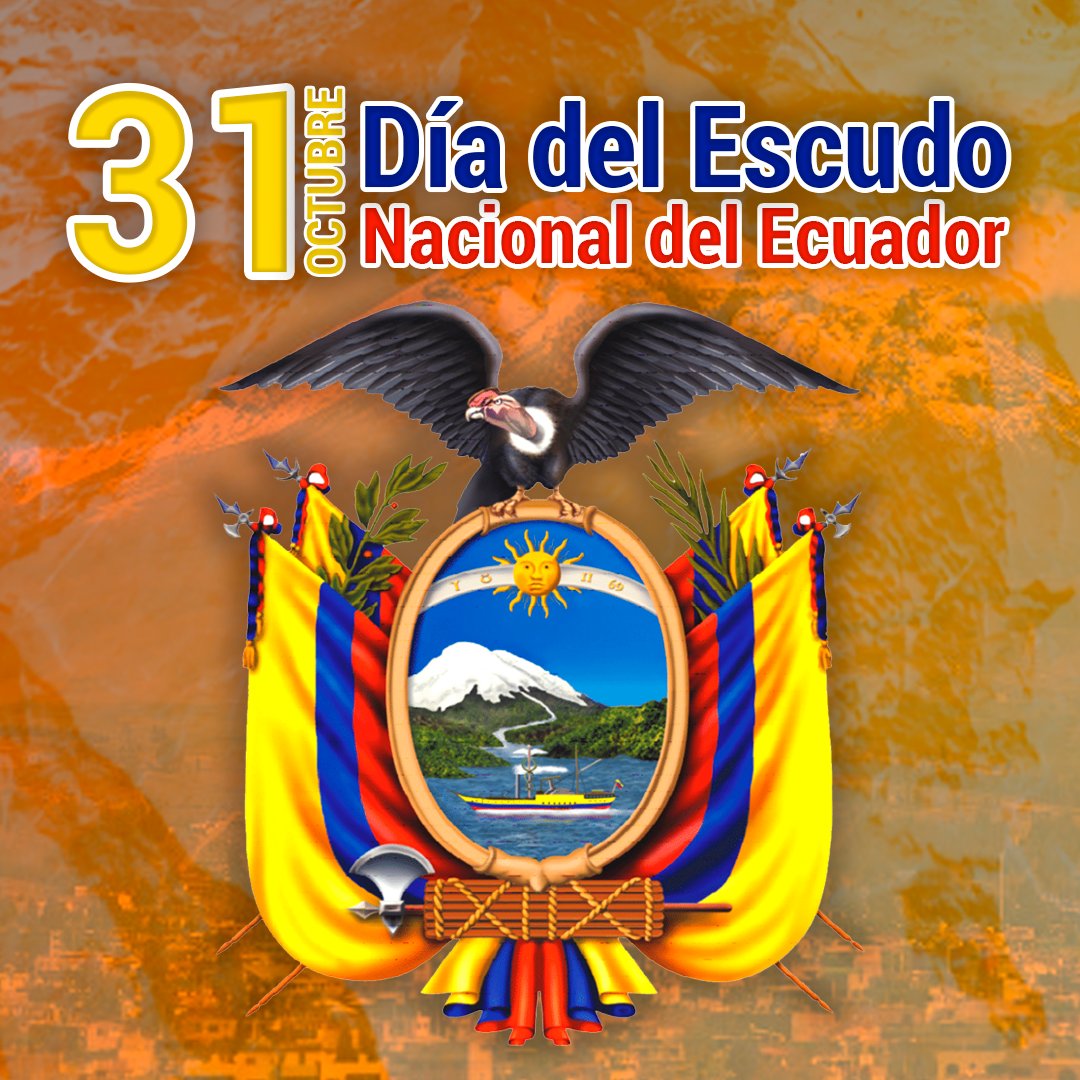 GeologicoMinero's tweet photo. Este 31 de octubre conmemoramos el Día del Escudo Nacional 🇪🇨símbolo de riqueza, grandeza e identidad de nuestro Ecuador.
#igemi #escudo #diadelescudo #ecuador #31octubre https://t.co/TusT6qSVX1