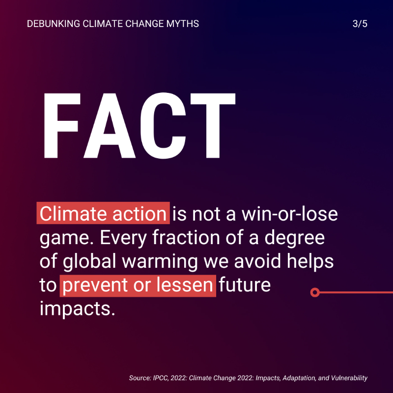 antonioguterres's tweet photo. It’s not too late to act on the climate crisis.

Solutions exist.

We must #ActNow and scale up investments to reduce emissions &amp; adapt to climate impacts.