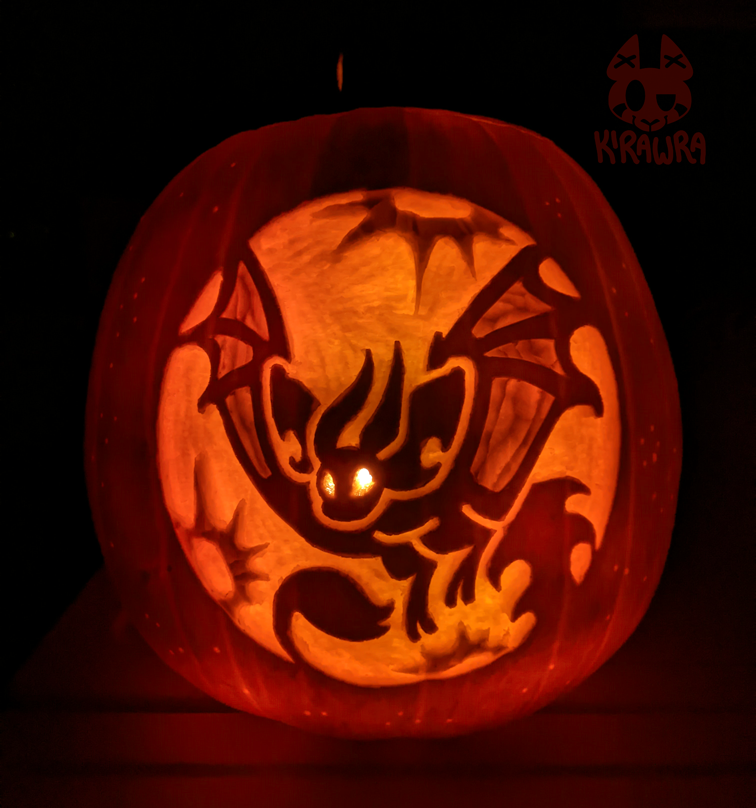 KiRAWRart's tweet photo. Myotis Moon! ππ¦
Another contest entry, this time for Rescreatu. Happy Halloween!
π
#carvingcontest #carvingpumpkins #pumpkincarving #bats #rescreatu #happyhallowen #Halloween #pumpkin https://t.co/KP0wZbVgNq