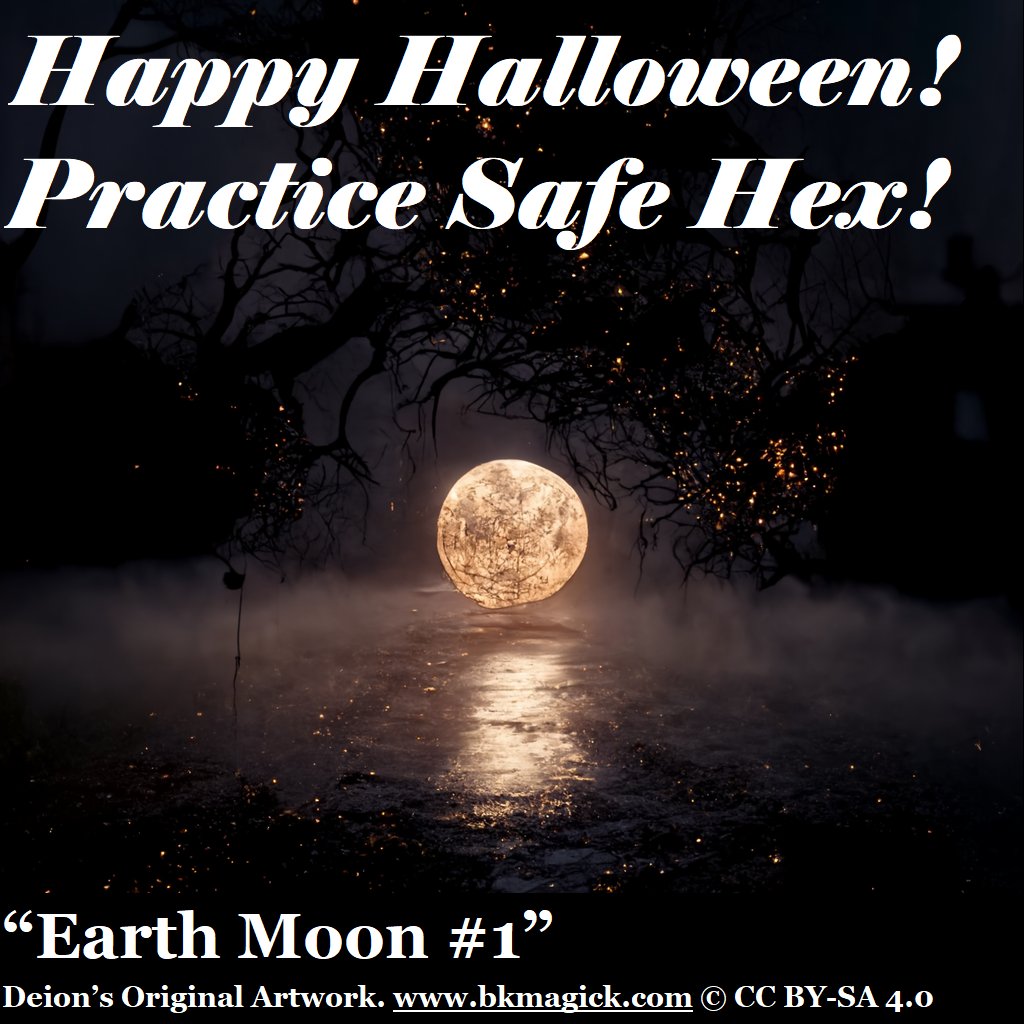DeionMagick's tweet photo. Happy Halloween! 
#halloween #satan #Jesus #lucifer #spiritual #inspirational #digitalart #painting #blackmagick #blackmagic #magick #wicca #wiccan #witch #witchcraft #arsgoetia #moneyspell #lovespells #whitemagic #angels #demon #hell #devil #christian #NFT #hex #moon #fullmoon https://t.co/f2mPUET6qh