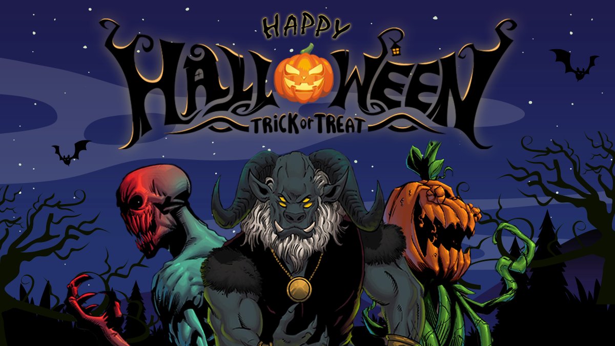 HV_Origins's tweet photo. Wishing all our Heroes and Villains children - and children at heart - a very scary halloween. May your night be filled with Heroes, and only a few easy villains. #sol #p2e #staking #nft #hero #villain https://t.co/Vfh8582QWg