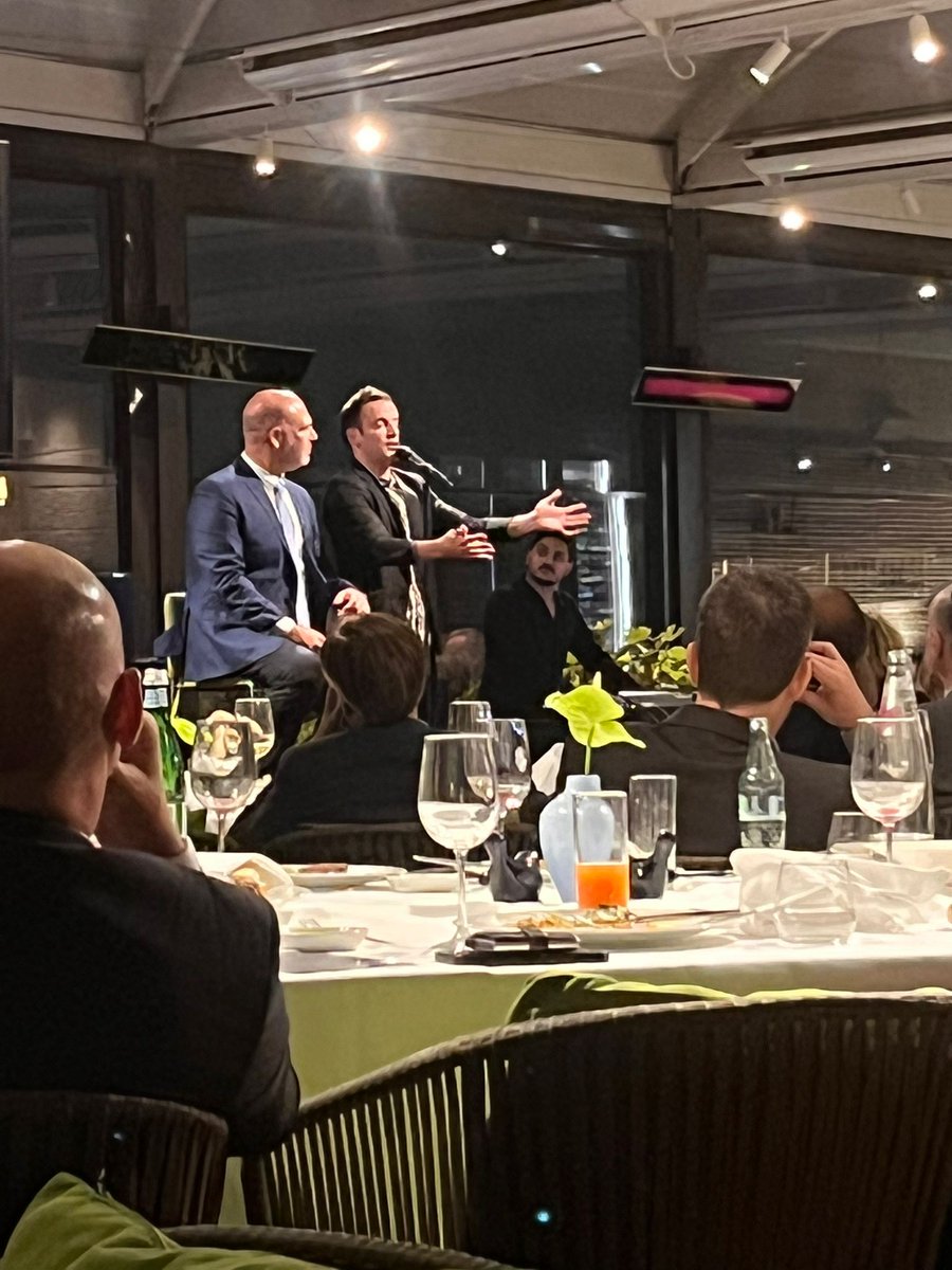 FohFuture's tweet image. A great gala dinner for #FOHSummit members and medical sector leaders from Israel and around the globe, at the beautiful rooftop restaurant of the @mamillahotel