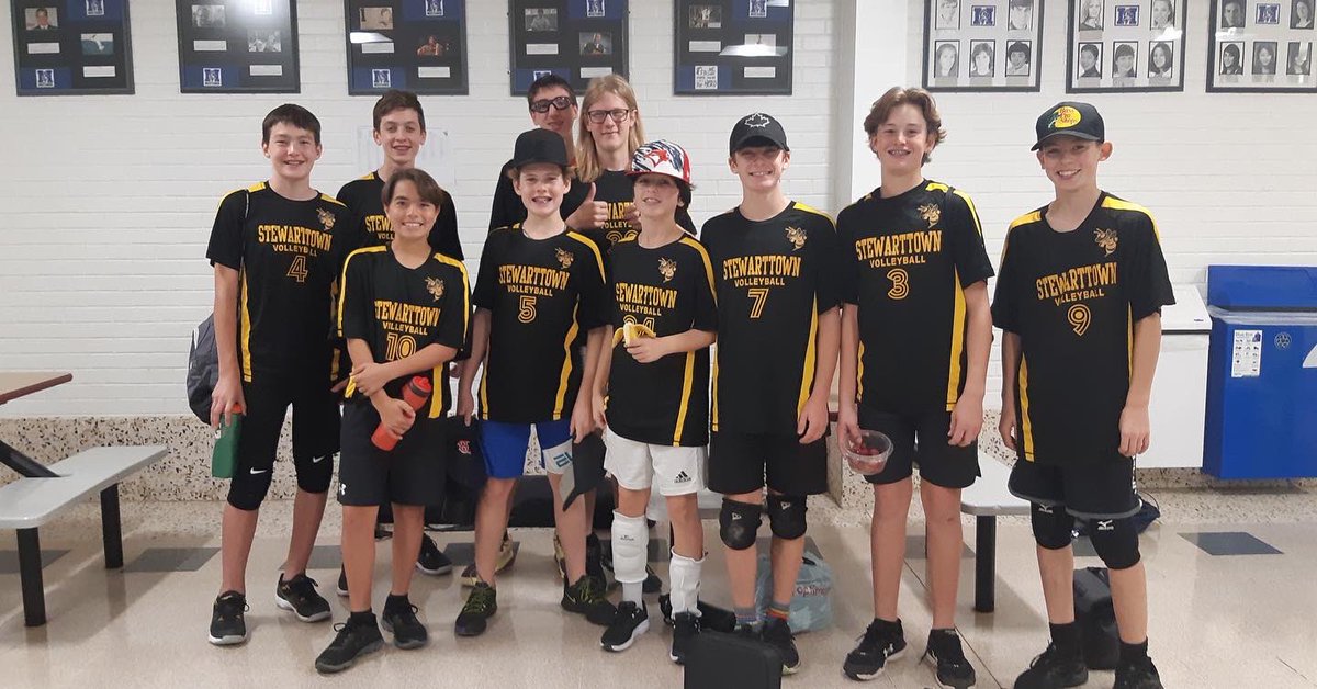 stewarttownps's tweet photo. Congratulations to the boys and girls volleyball teams for taking silver in the Stewarttown tournament this weekend! Big shout out to Mr. Rus for organizing the tournament!@stewarttownps @HaltonDSB https://t.co/ilMcsIqoio