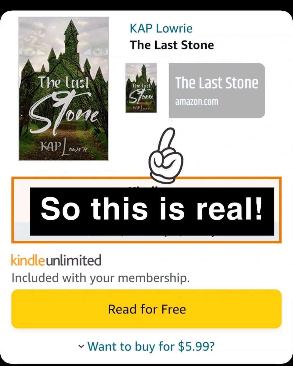 It’s been released!!!! Woohoo! Now every one go read my friends book!!! <a href="/kaplowrie/">KAP Lowrie</a>  amazon.com/Last-Stone-KAP…