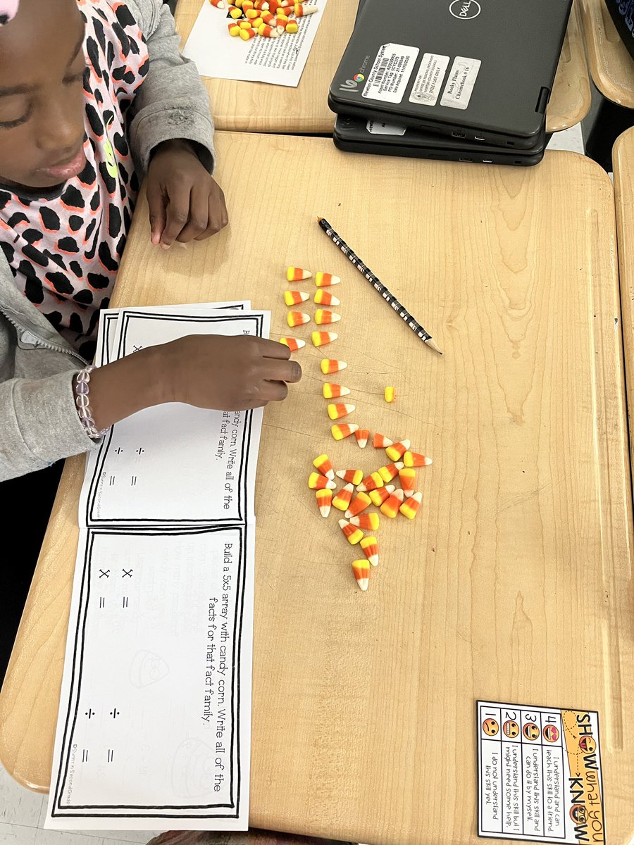 CodieDickerson's tweet photo. Did you know October 30th is National Candy Corn day?! Today we learned about, tasted, and used candy corn to support our learning goals. #ncssbethebest #wearerpes https://t.co/0a6IDGcLYL