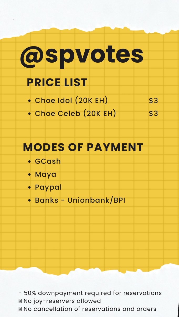 SPVotes's tweet image. ✨✨ Updated Pricing as of 11/1/2022✨✨