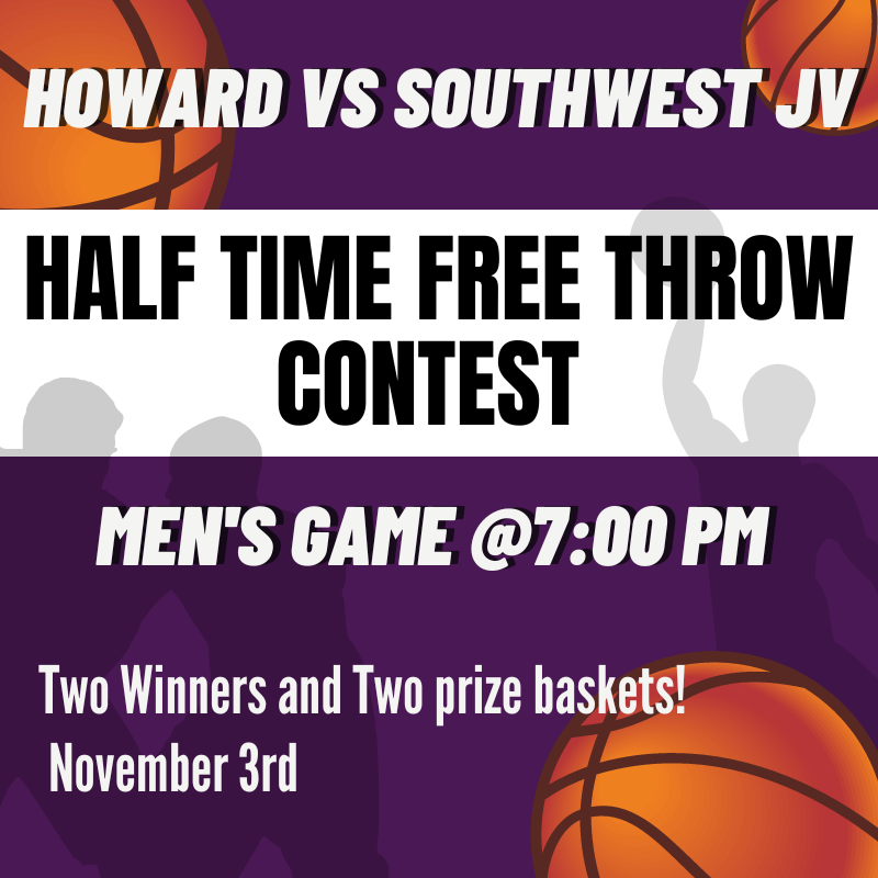 hchawks's tweet photo. Come on out to support Hawks Men's Basketball against Southwest JV! Our Howard Hawks are playing at HOME on Thursday, November 3, 2022 @7:00PM. Come on out and shoot some hoops for a chance to win! We will see y'all then! #HCMBB #MakingDreamsReal #HCAthletics https://t.co/hDw5XkvyyR