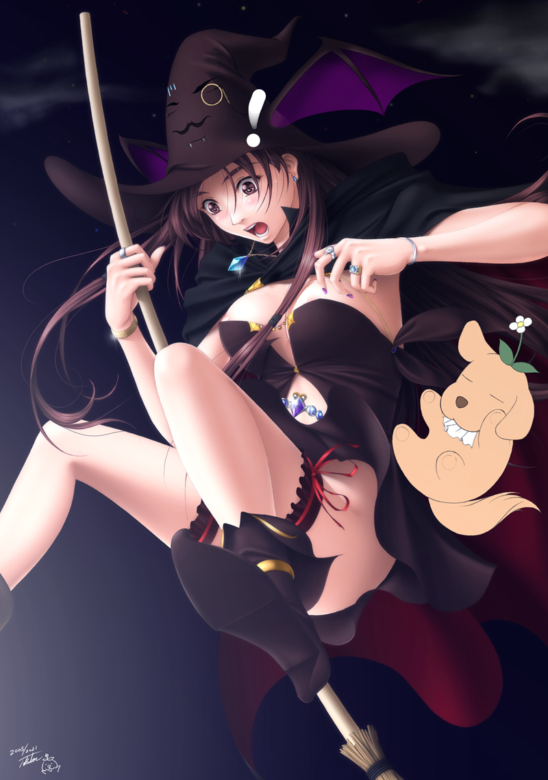 個人的にハロウィンをあまり知らなくて特に関心が無いので昔からハロウィンの絵を描いたことがない…😔
って事で昔描いた魔女っこさんでも…
左はCG講座向けの絵で右が完成絵とボツになった差分を合わせた物。
両方とも脱衣絵…😑
そもそもハロウィンって子供を楽しませる物じゃないの?🙄 