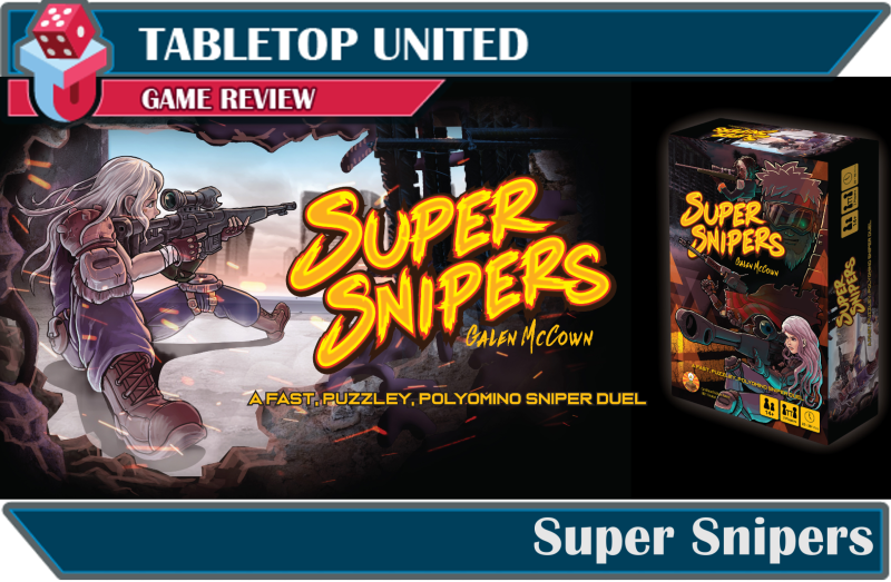 Take aim in our review of Super Snipers by <a href="/galen_games/">Galen’s Games</a> , currently at 277% funded on Kickstarter! tabletopunited.com/index.php/revi…
#Kickstartergames
#boardgames4life
#boardgamereviews