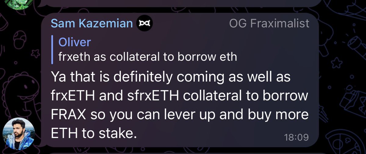 @samkazemian changed his status symbol to $FPI... Travis working full-time on veFPIS now $FPIS trading 30% off the lows at 13m MC $VeFPIS yields going to be in the double digits Are you ready anon?