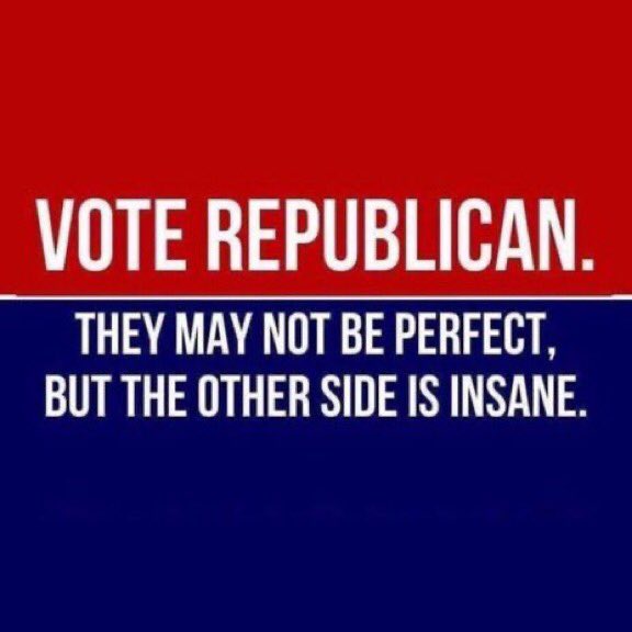 If we don’t flip the house and senate, we all lose. Is your way of life better now? Think about it and vote