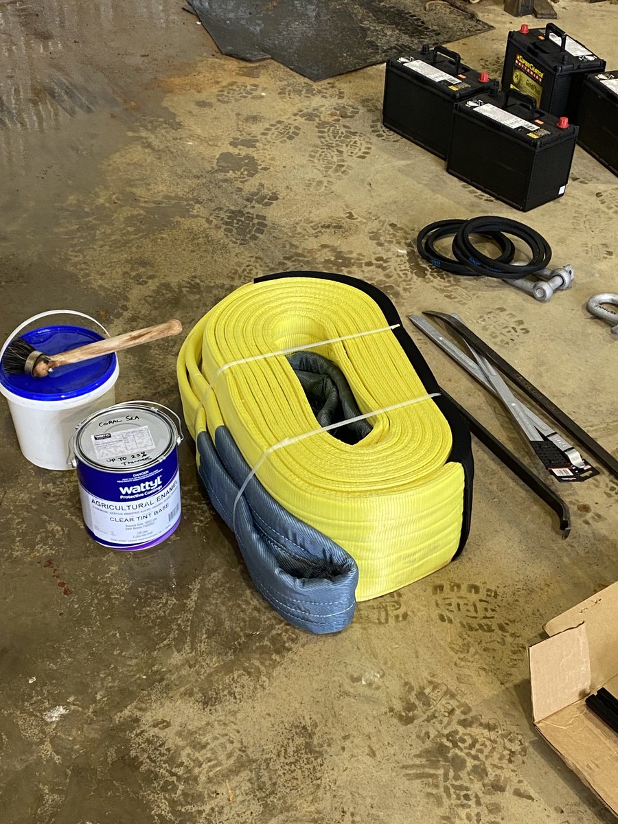 After 65 mm of rain though a 100 tonne strap would be essential of pulling out headers this coming week