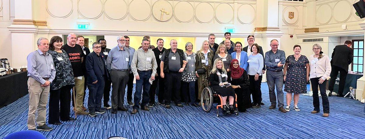 Here are all of the Aortic Dissection survivors that attended #ADAUK2022 in one photo ❤️ This right here is a success story in itself. @AorticDissectUK @aortabuddiesuki