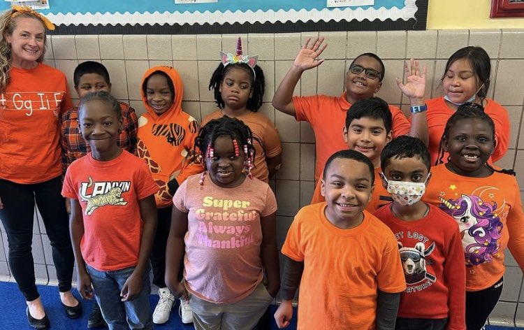 JCS312Q's tweet photo. We stand together against bullying. 💪 #bullyfreezone #weroar #nationalbullyingpreventionmonth #jcspride https://t.co/ee52Wm8uzL