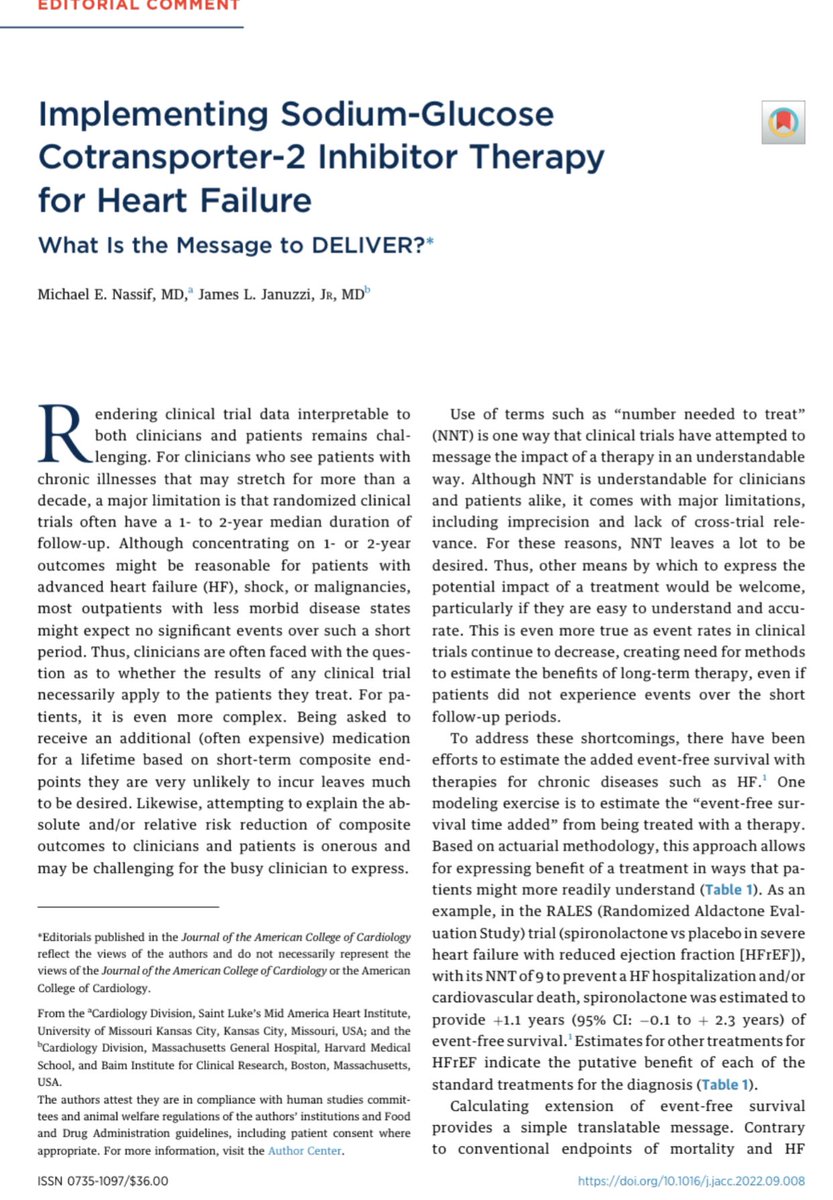 Long-term treatment with #dapagliflozin extends event-free survival by up to 2.0 to 2.5 years among middle aged and older individuals with #HFmrEF , #HFpEF or #HFimpEF jacc.org/doi/10.1016/j.… @MichaelNassifMD @JJheart_doc @mvaduganathan @scottdsolomon @lamcardio #HeartFailure