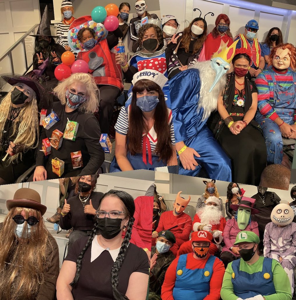 Our #SuperFans understood the assignment at @TheView! 🎃👻 #dressedtoimpress 🔥