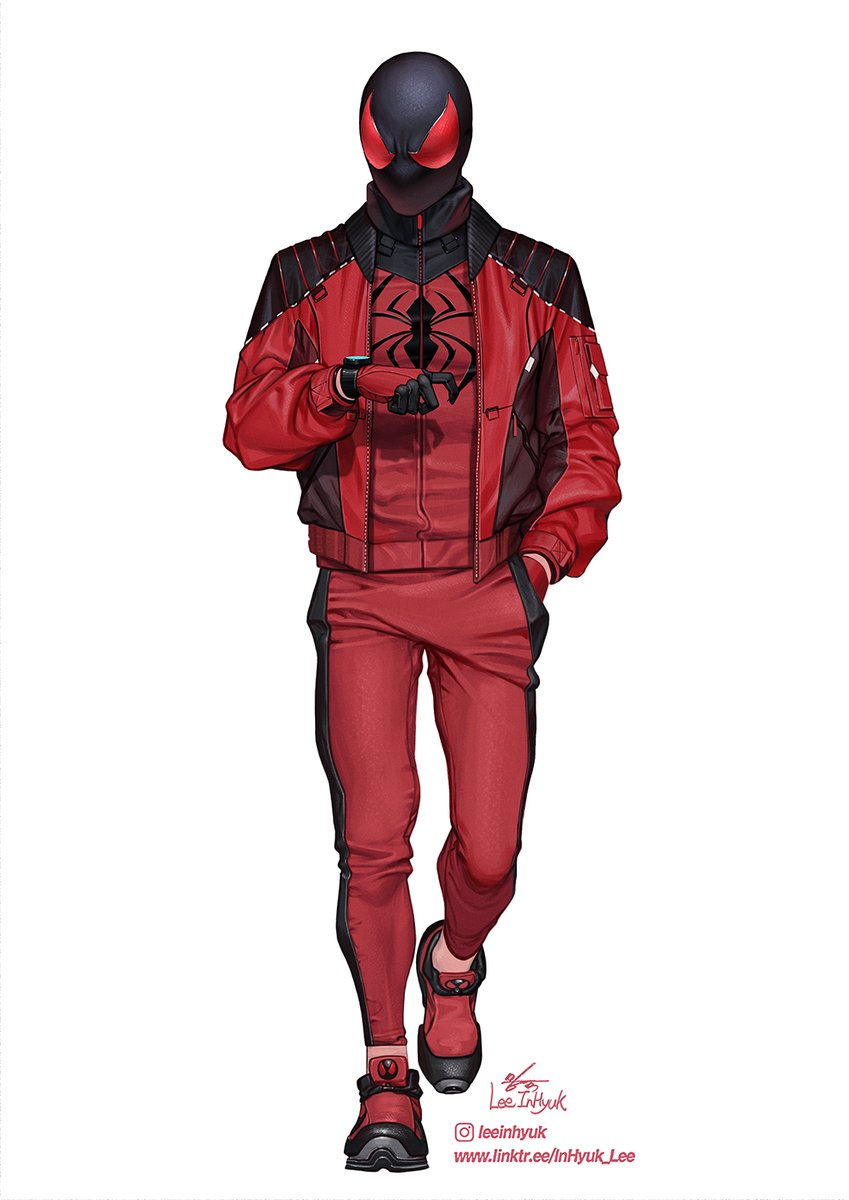 inhyuklee's tweet photo. Kaine Parker (Scarlet Spider) https://t.co/dNek504DoV