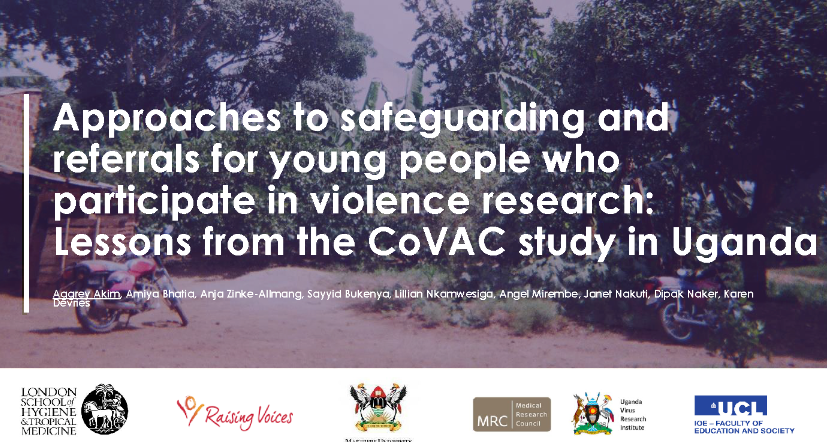 RaisingVoices's tweet photo. In one of our presentations at the #SVRIForum2022, we shared lessons on integrating safeguarding approaches while conducting remote data collection to #PreventVAC during COVID-19.

Read more here: https://t.co/ocLfcGCdio https://t.co/ws3SxGO4xR