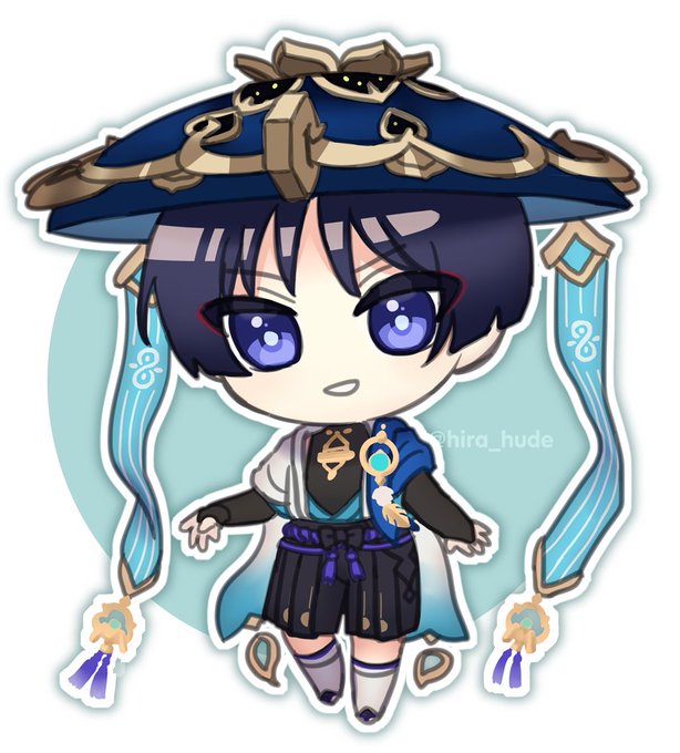 スカラマシュ(原神) 「青いスカラマシュ ありがとう#原神