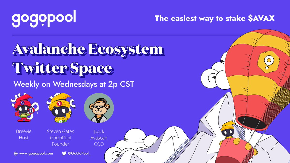 The C-Chain processes around 200,000 txs per day AND 63% of @avalancheavax supply is staked 😱🤯

But where can you even find these stats?

On 11/2 at 2p CST we'll solve this mystery and  more with:
- <a href="/ijaack94/">jaack 🛡️ 🔺️</a>
- <a href="/BreevieGotRekt/">Breevie</a>
- <a href="/stvngts/">Steven9000 🎈 (L1/acc)</a>

Set reminder: x.com/i/spaces/1BdGY…