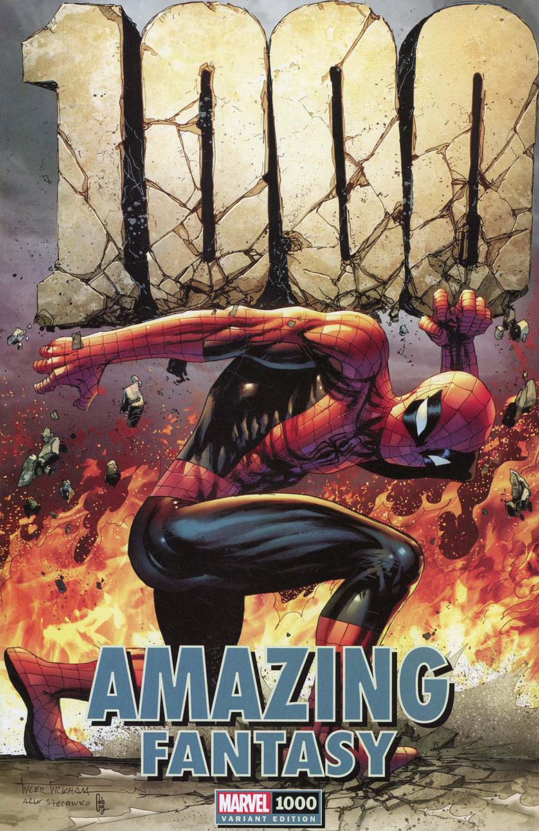 MidtownComics's tweet photo. ✨#AmazingFantasy hit issue #1000 and #MidtownComics has an #ExclusiveVariantCover from 🕸️#TylerKirkham!

While it WAS a #NYCCExclusive, it's now available for you ONLINE or IN-STORE!

🕷️Grab yours today: https://t.co/kc4Pl0UEUh https://t.co/tyzjZX08Cm