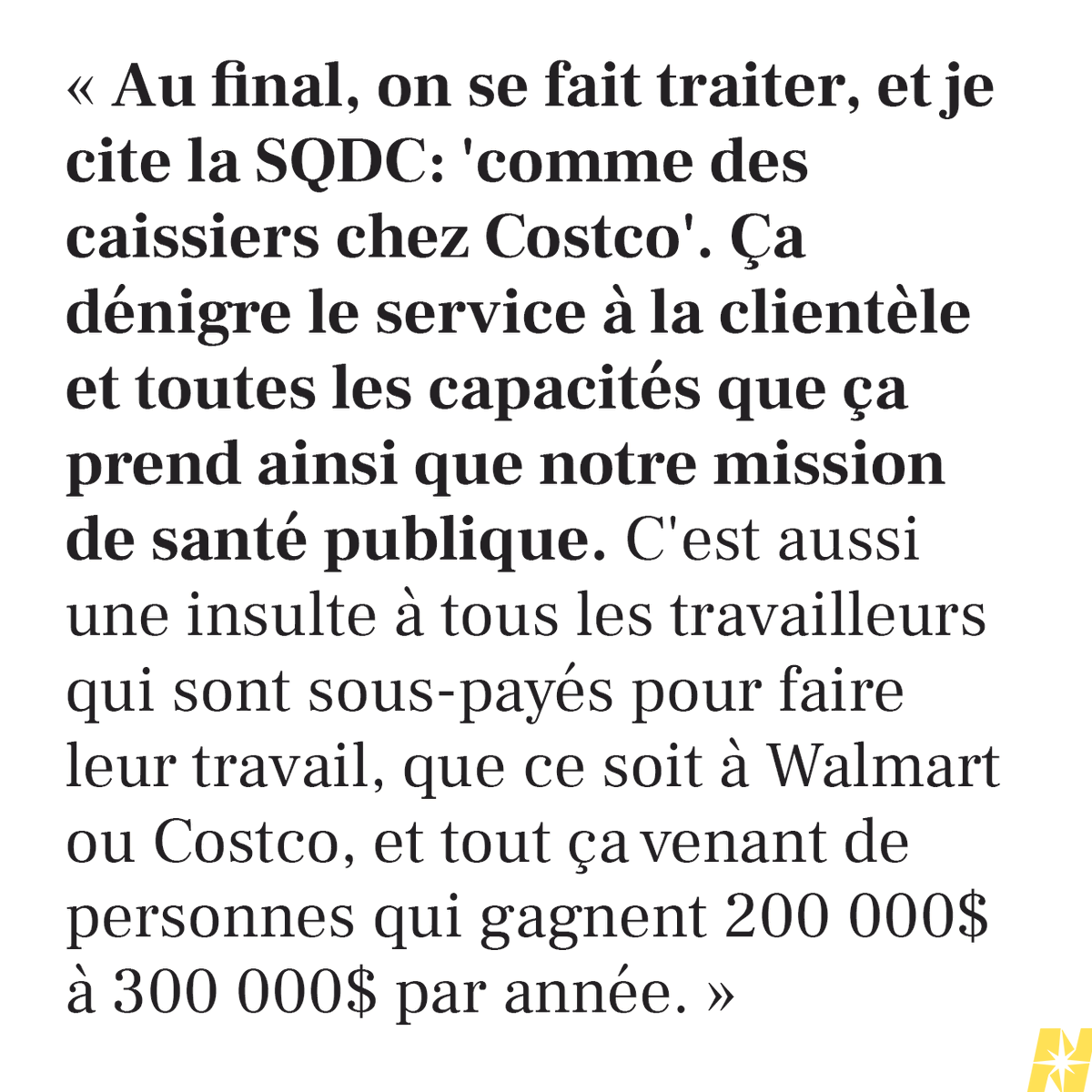 EtoileNord_nouv's tweet photo. (3/3) "Le plafond est de 23$ après 6 ans et 'sachant qu'on sait pas ce qui arriver dans les prochaines années, c'est très faible'." #canada #quebec #greve https://t.co/XFD6b2vUsd