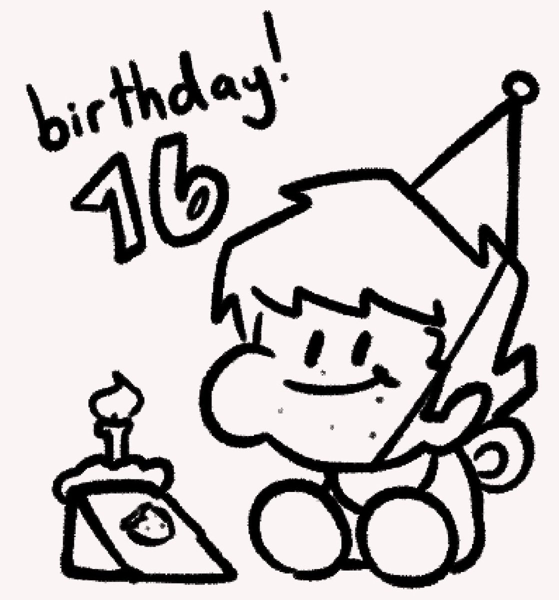 BrandmanDrawz's tweet photo. It’s my birthday yippee! https://t.co/M3XMzs3o00