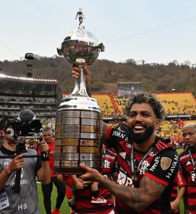 Não é um sonho @gabigol é a mais pura realidade craque! O campeonato veio e o @Flamengo é tricampeão da América em 2022!