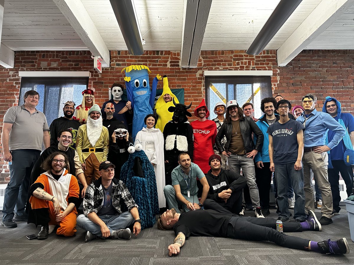 Happy Halloween from (most of) the Metalhead crew! #Halloween2022