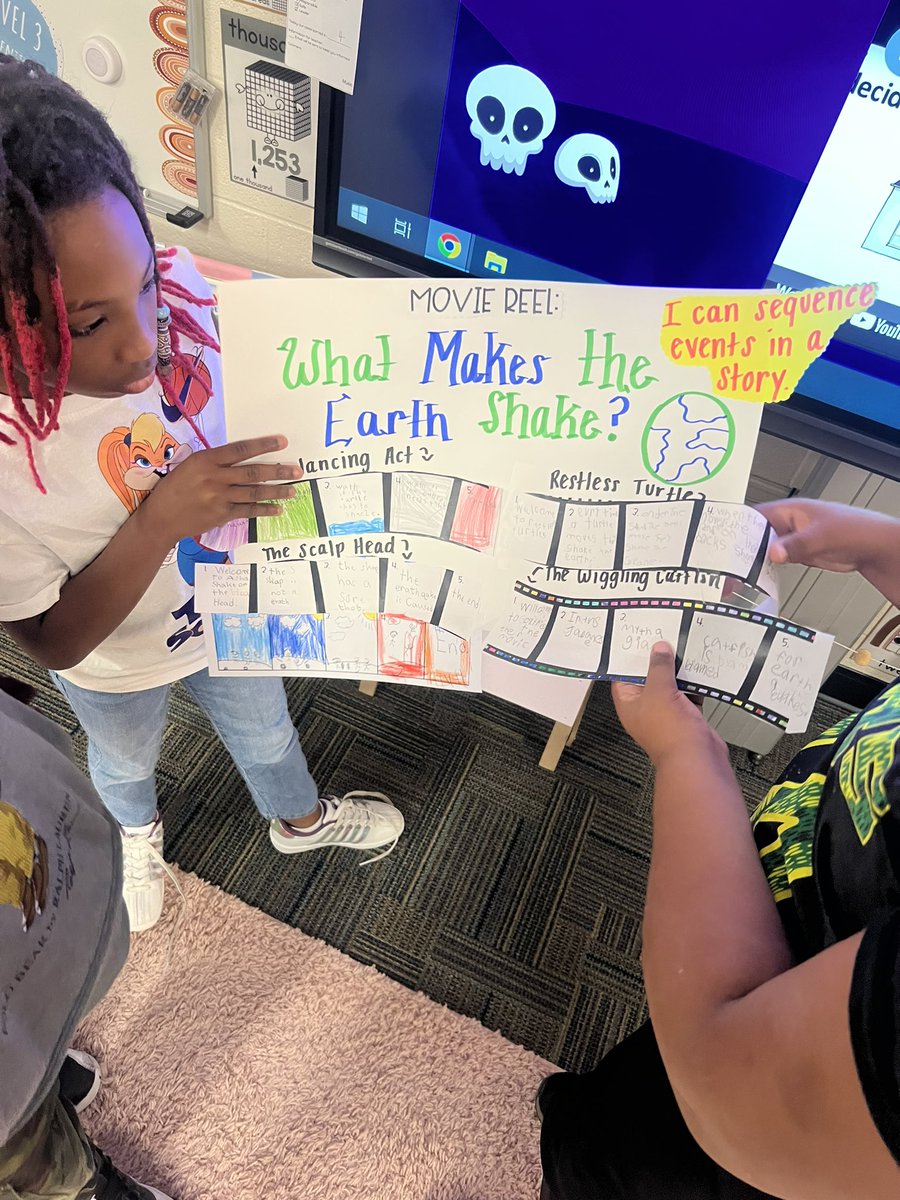 Ms. Brown🍎 (@ariannabeduc) on Twitter photo This week we are reading “What Makes the Earth Shake?”. Today, students learned all about myths and how to sequence events! Each learning club worked together to create a movie reel to sequence the events of the different beliefs from our reading story! 📚<a href="/lonniebnelson/">LonnieBNelsonElem</a> This week we are reading “What Makes the Earth Shake?”. Today, students learned all about myths and how to sequence events! Each learning club worked together to create a movie reel to sequence the events of the different beliefs from our reading story! 📚<a href="/lonniebnelson/">LonnieBNelsonElem</a>