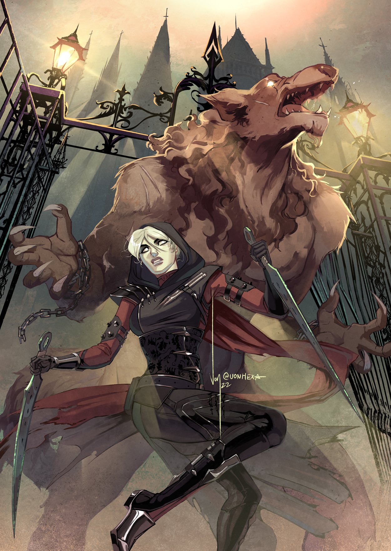 𝐕𝟎𝐍 ▽ HEXA💉 find me in🦋 at V0N on X: “The Hunter and the 