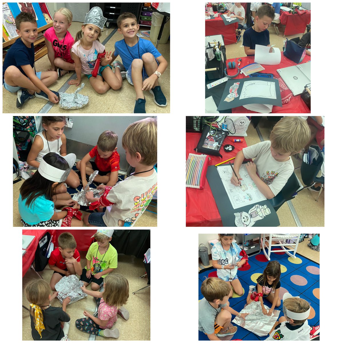 MrsBeckman1st's tweet photo. Ahoy matey!! 🏴‍☠️Our 1st theme day of the school year was pirate day and wow did we have some serious pirate fun!! 🎉 @LaurelOakElem https://t.co/aG1JSlzJw1