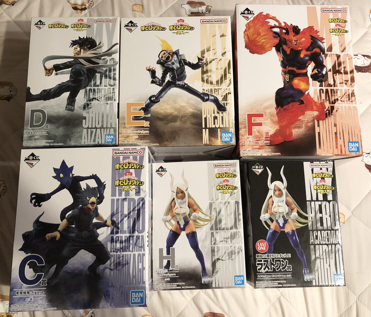 mmou16's tweet photo. 【譲渡・拡散希望】
一番くじ 僕のヒーローアカデミア 突入 ヒロアカ
■譲 フィギュア
・C賞 常闇 9
・D賞 相澤 イレイザー 6
・E賞 プレゼント・マイク 7
・ F賞 エンデヴァー 5
・H賞 ミルコ 3
・ラスワン 4
■求
定価+送料※ALTに条件あり https://t.co/nV80j95KTB