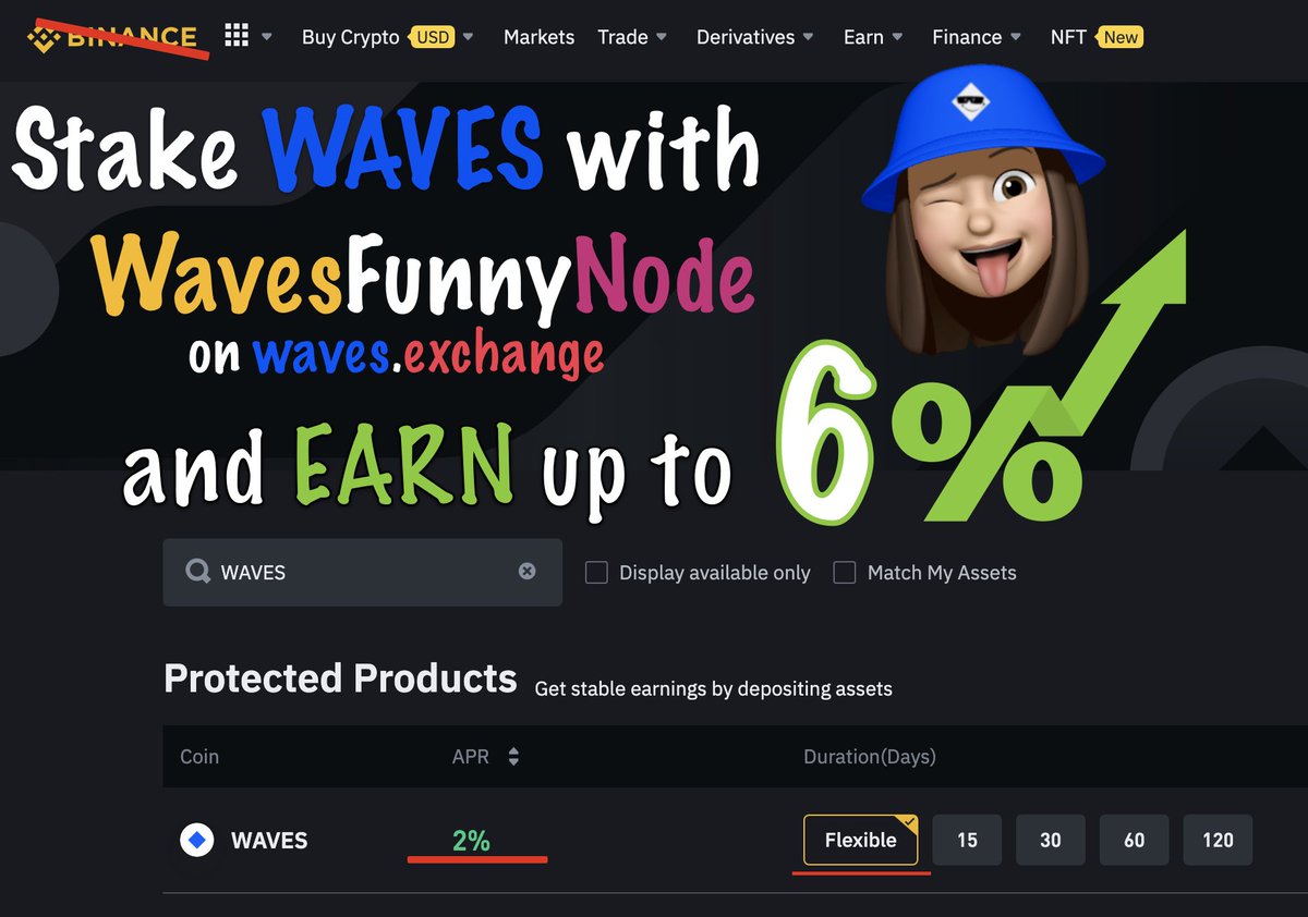 WavesFunnyNode's tweet photo. Earn $WAVES and BONUS REWARD 🧩@puzzle_network with no lock time and others restrictions! Only with @WavesFunnyNode 😎🚀

Staking address:
3P98uUFYSP3jRr76kUAeW96Vb2m4LZhrAAf

Alias:
wavesfunnynode

How to stake 👇
https://t.co/L1m26K6g0g https://t.co/9jM74KX4TT
