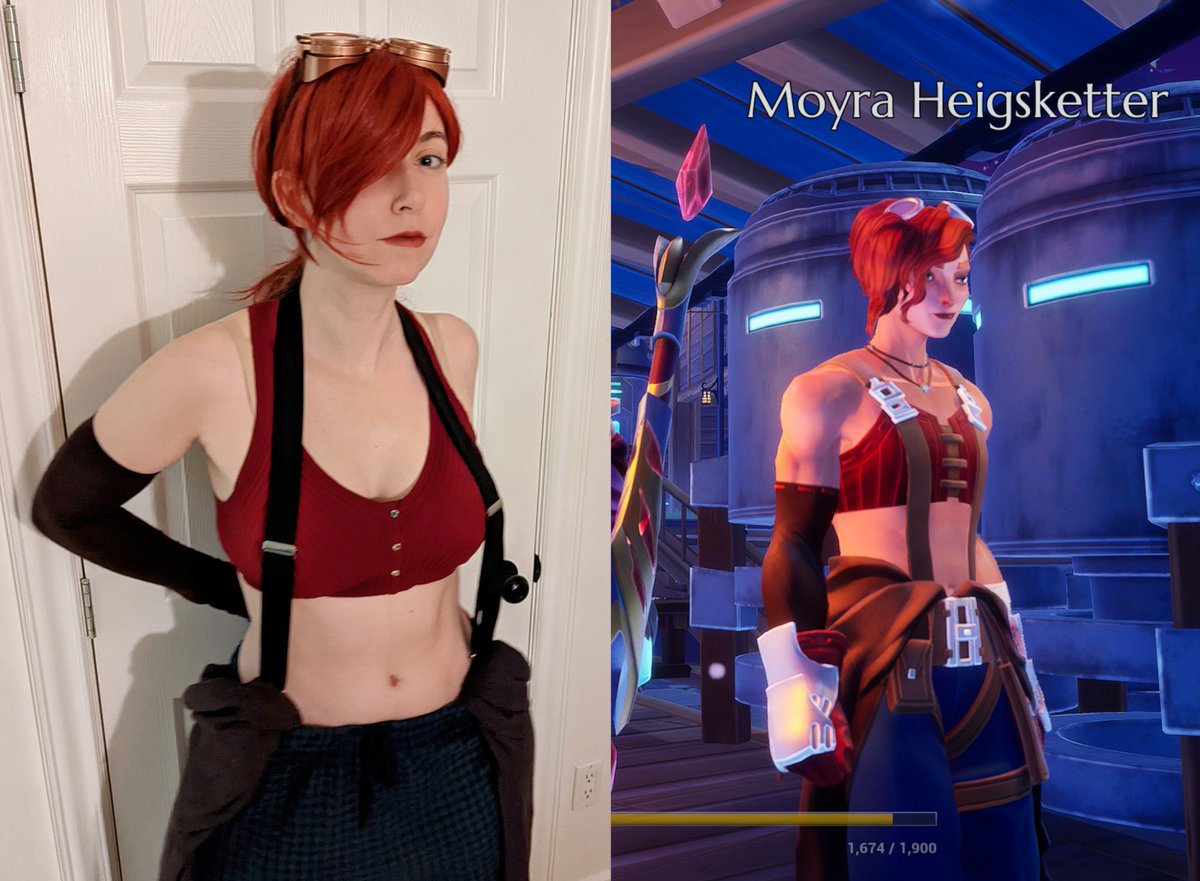 😈 Happy Dark Harvest! 😈
Our devs Danielle &amp; Renee cosplay a Dauntless Slayer &amp; Moyra. ⚔️

Slayers, it's your final hours to put together your IRL #DauntlessCosplay costume! Our Dark Harvest Cosplay Contest ends Nov 1 at 10 a.m. PT. Winners will be announced shortly after. 🎁