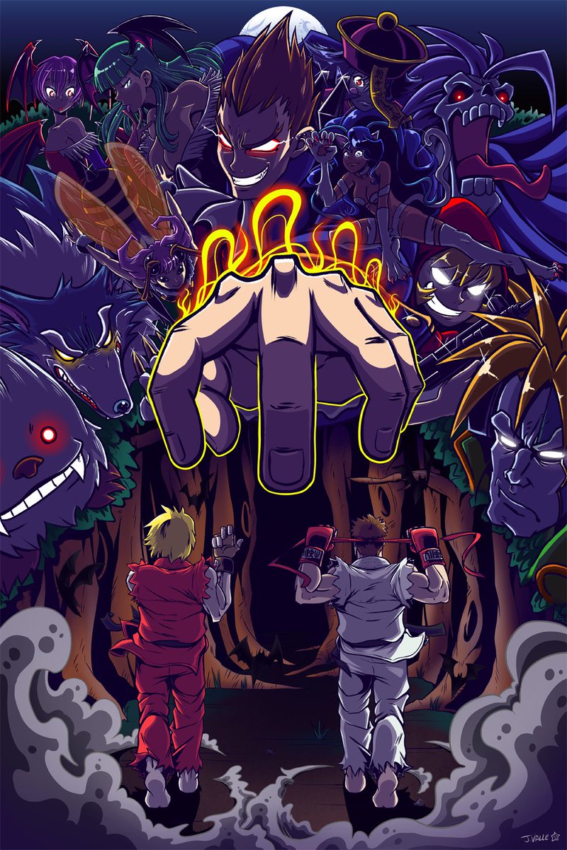 フェリシア(ヴァンパイア) ,レイレイ ,欲望の迷い子リリス ,モリガン・アーンスランド 「Street Fighter VS Darkstalkers drawing f」|James Valle @ KawaiiKon 504のイラスト