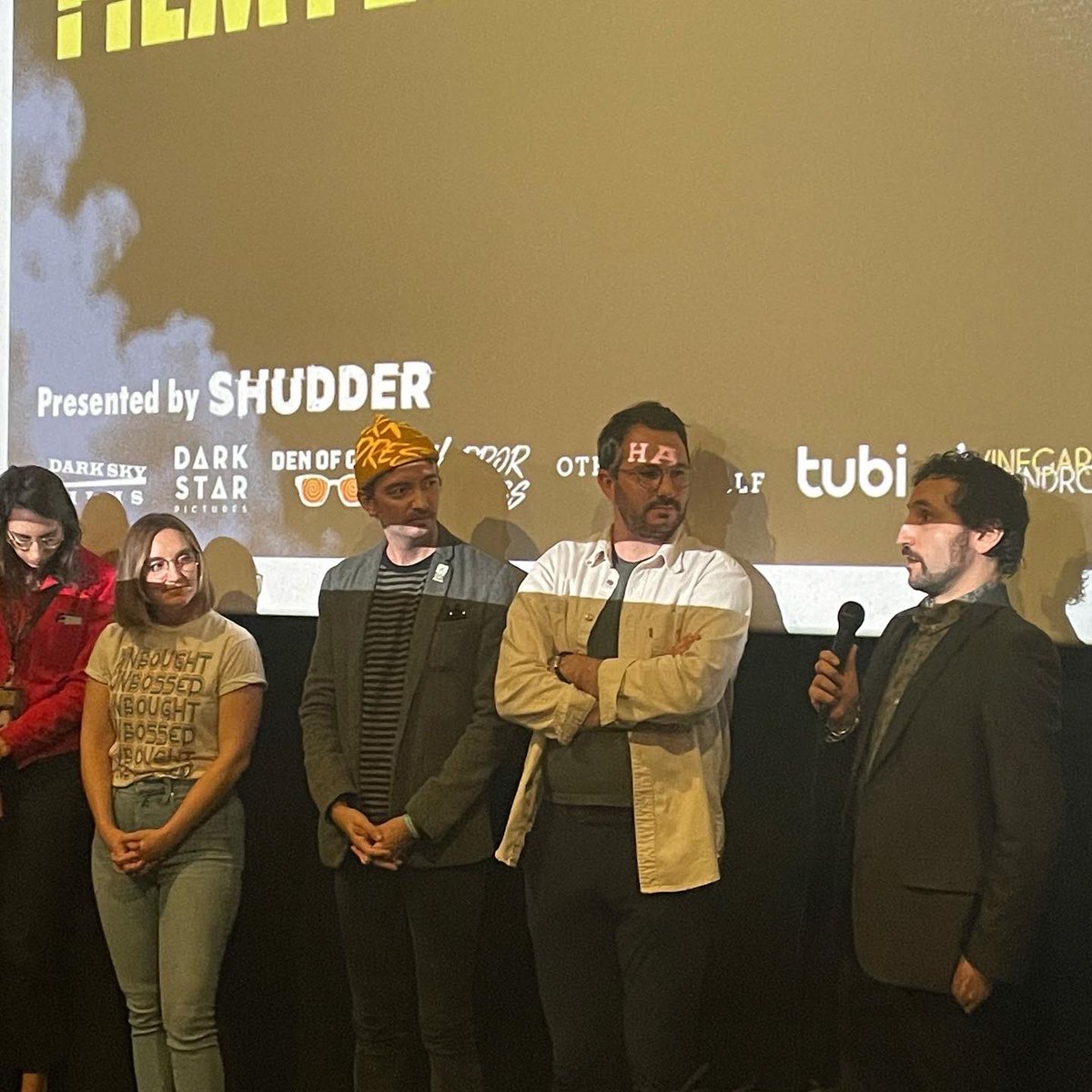 benbotwick's tweet image. Still aglow thinking about our national premiere at @brooklynhorrorfest. Thanks again to @shudder, @OfficialJoeShow and all the fine folks who made seeing Enough Sleep on the big screen such a wonderful event.