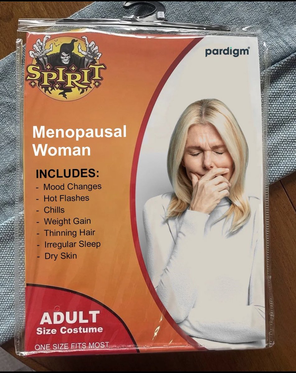 Pardigmcom's tweet image. Finally here, the scariest costumes of them all… #Halloween #SpiritHallowMeme #menopausestories #menopauseawarenessmonth