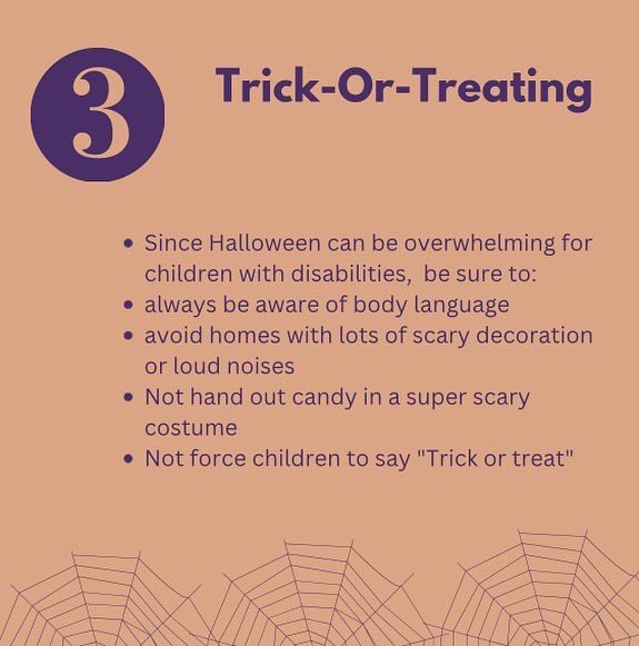 Swipe to learn more about how to create an inclusive environment on Halloween for children with disabilities!

#halloween #disability #autism #adhd #disablethedifference #costume #HappyHalloween #parents #children #inclusivity #disabledandproud