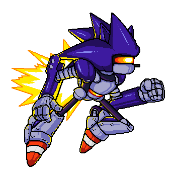 Atlas Arts on X: OK so, since we have IDW's Mecha Sonic design for  Scrapnik Island, I have updated the design of my Mecha Sonic mod for Rivals  of Aether! He will