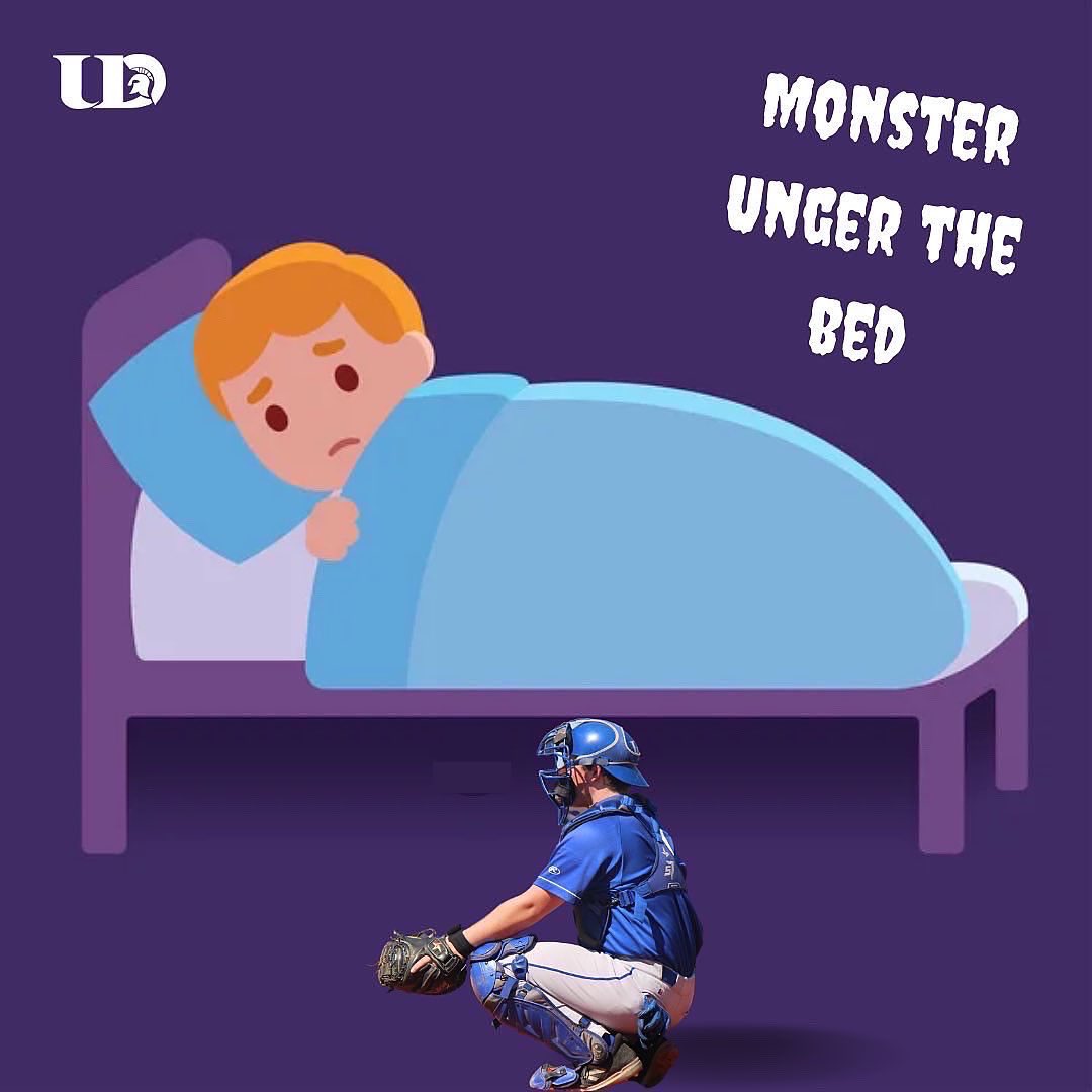 UD__Baseball's tweet photo. Hey siri, play “Monster Mash”

#UDBaseball #SpartanNation https://t.co/NBNsDEzVGS