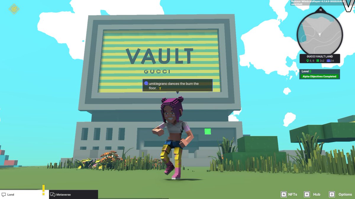 Rethakina's tweet photo. @TheSandboxGame 🍓 #GucciVault in  #TheSandbox https://t.co/nZlJzfVJFc