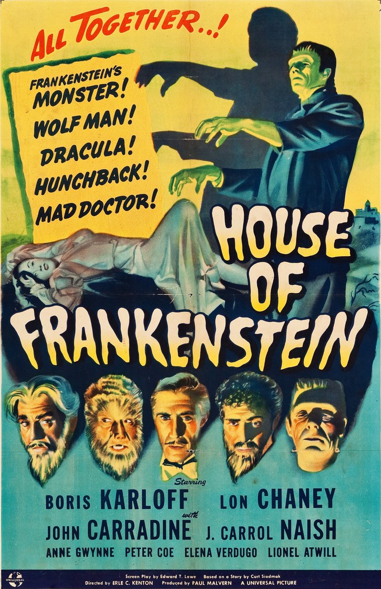 #watched HOUSE OF FRANKENSTEIN (1944)

Bonus movie 32 for the #31DayHorrorChallenge! An age-old tale of what happens when women dump hunchbacks for werewolves. 

#HorrorMovies #Dracula #wolfman #31daysofhalloween
